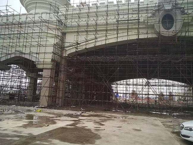 外立面安裝完成